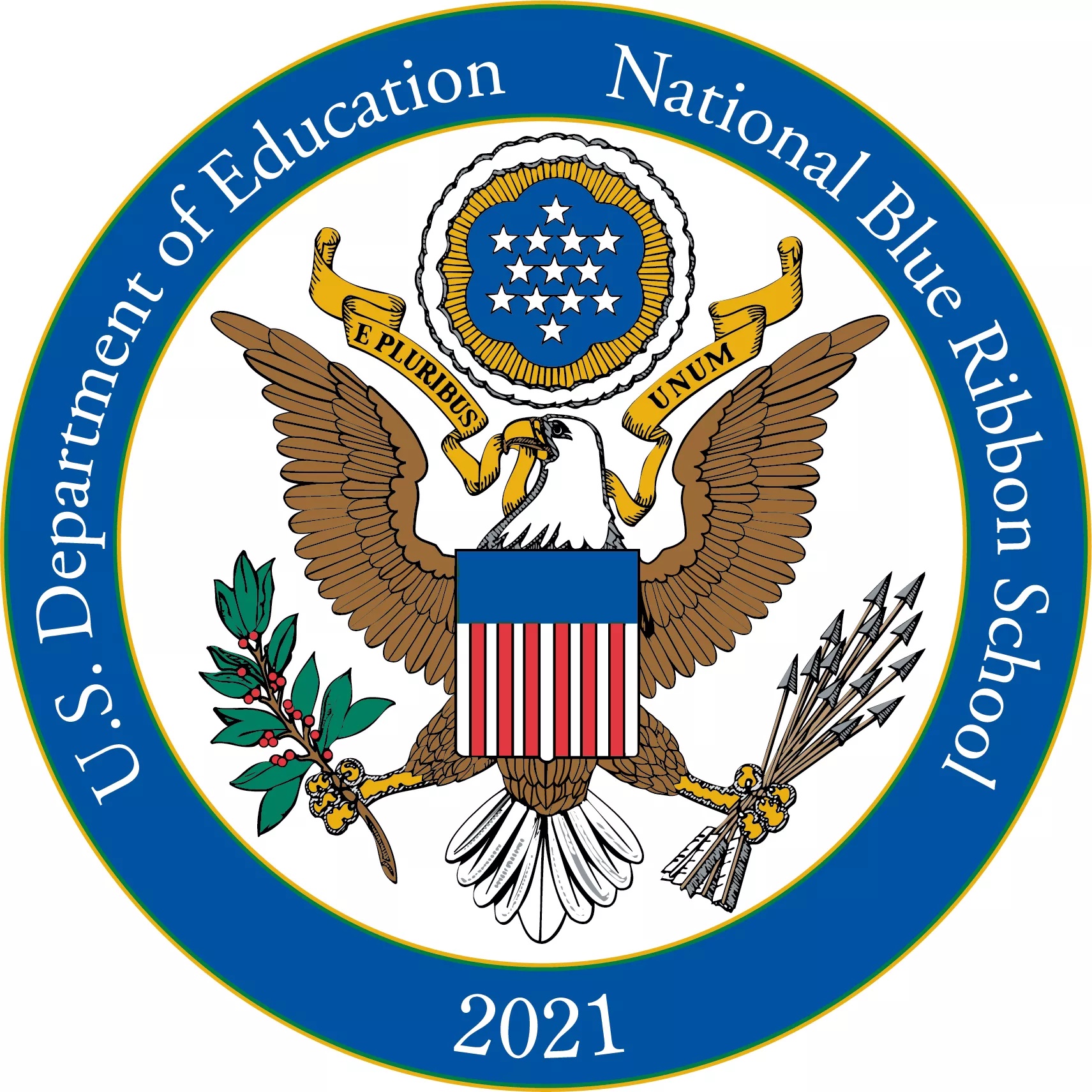 seal for US department of education national blue ribbon school